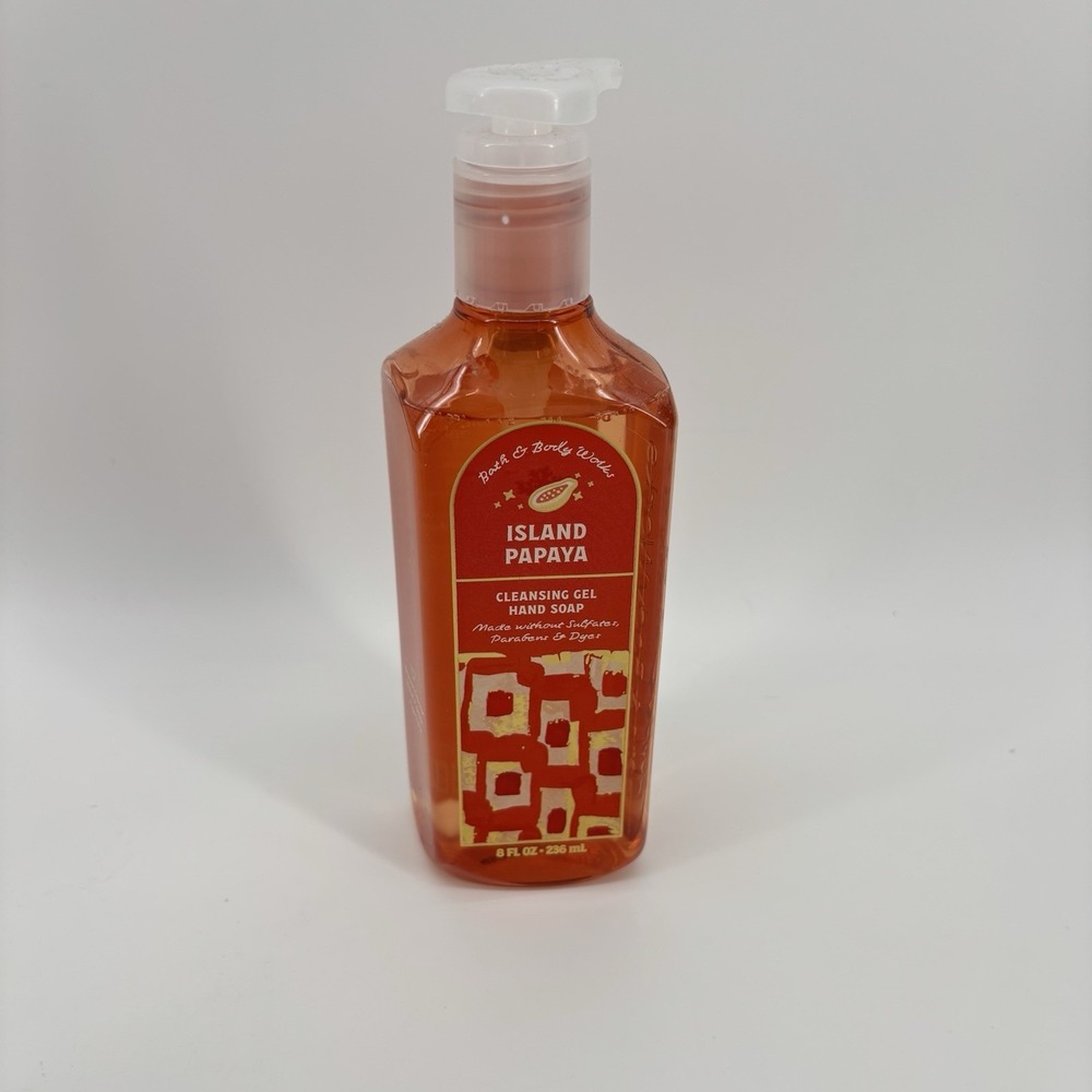New Bath & Body Works Island Papaya‎ Gentle Foaming  Hand Soap 8.75 Oz Kitchen